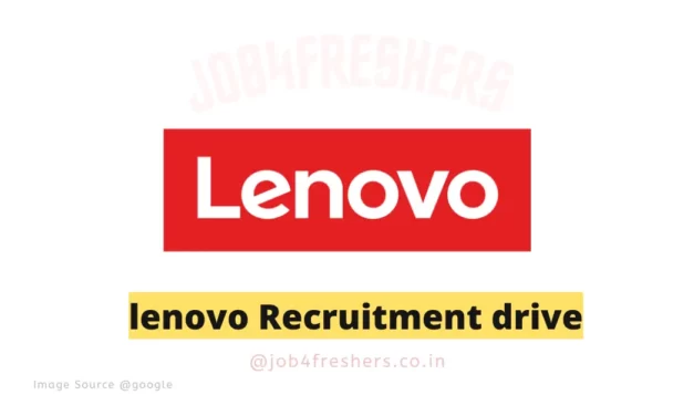 Lenovo Off Campus Hiring For Web Developer | Bangalore | Apply Now
