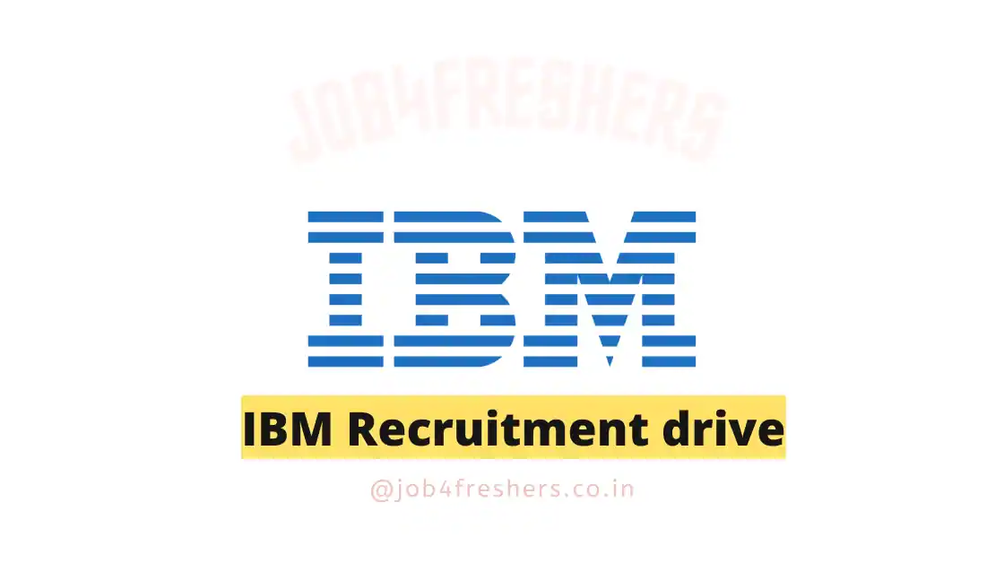 IBM Recruitment Freshers 2023 for Junior Developer