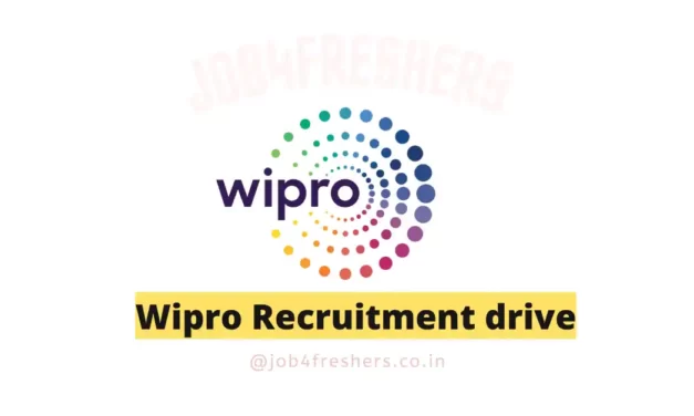 Wipro Off Campus Drive Hiring 2023 |Test Engineer |Apply Now!