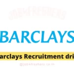 Barclays is hiring for Junior Developer|Apply Now!