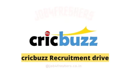 Cricbuzz Off Campus Drive 2023 | Fresher | Full Time | Apply Now