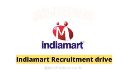 Indiamart Recruitment 2025 Hiring Sr.Executive | Apply Now!