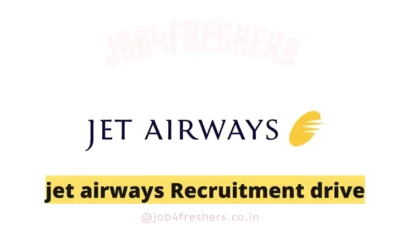 FRESHERS JOBS 17 Jet Airways Recruitment | Cabin Crew | 12th Pass | Apply Now