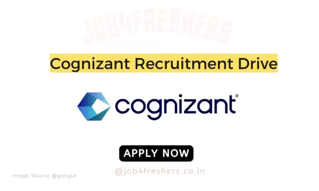 Cognizant Off Campus Drive Hiring For IT Service Desk | Apply Now!