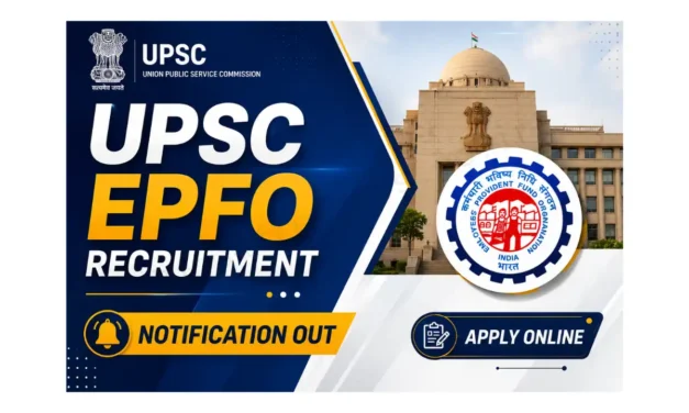 UPSC EPFO Recruitment 2026 | 80 Assistant Provident Fund Commissioner Posts | Apply Online