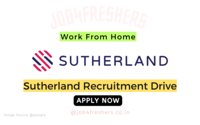 Sutherland Recruitment Work From Home |Remote job