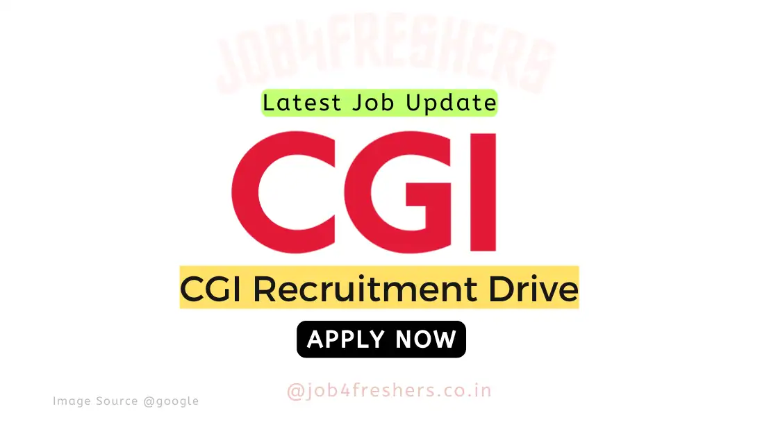 CGI Recruitment freshers Junior Cloud Engineer | Full Time