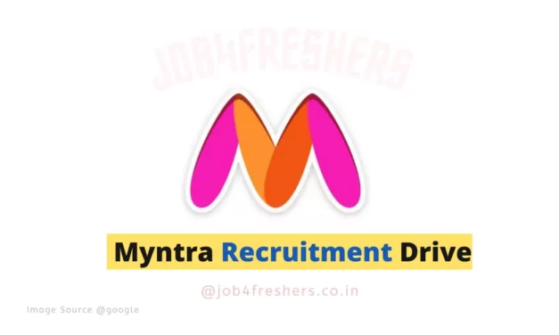 Myntra Recruitment 2023 HR Associate |Full Time | Apply Now