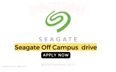 Seagate Off Campus Drive 2024 | Engineers | Details Inside !!