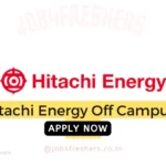 Hitachi Energy is hiring Diploma Trainee |Direct Link!!