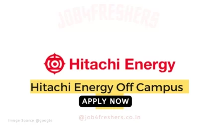 Hitachi Energy is hiring Diploma Trainee |Direct Link!!