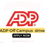 ADP Off Campus 2024 Hiring For Associate Software Engineer | Apply Link