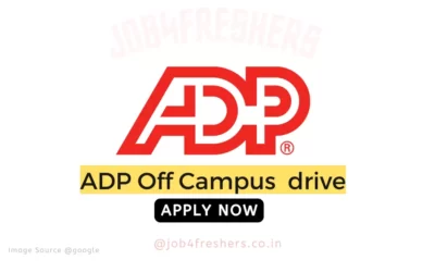 ADP Off Campus 2026 Hiring For Associate Software Engineer | Apply Link