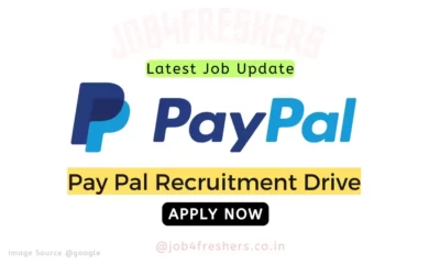 Paypal Recruitment Drive 2025 Software Engineer | Latest Job Update