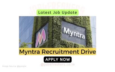 Myntra Off Campus 2023 |Operations Executive |Apply online