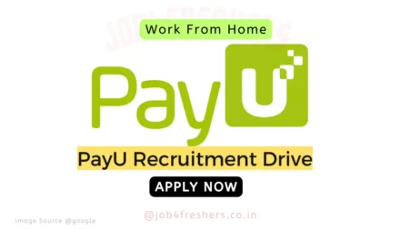 Work From Home Job |PayU Off Campus Drive 2023 |Direct Link!