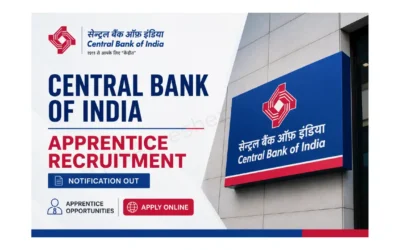 FRESHERS JOBS 3 Central Bank of India Apprentice Recruitment 2026 | Bank Job