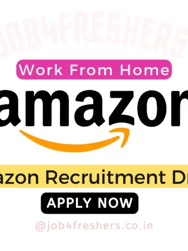 Amazon Hiring for Work From Home | Apply Now