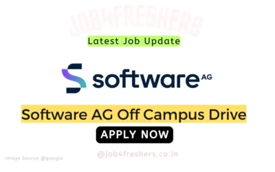 Software AG Off Campus Drive 2025 for QA Engineer | Apply Fast
