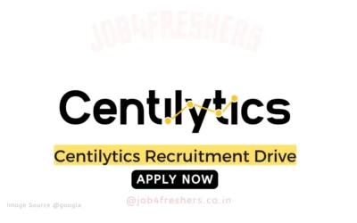 FRESHERS JOBS 11 Centilytics Off Campus 2023 |Software Engineer |Apply Now!!