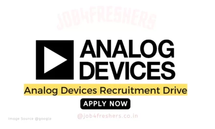 Analog Devices Recruitment 2023 |Associate Engineer |Apply Now!