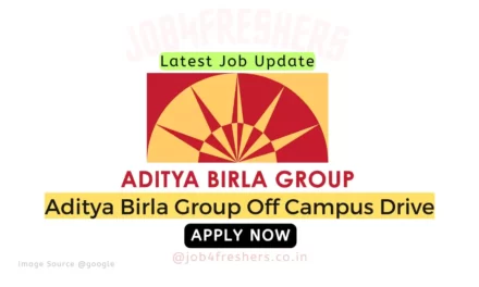 Aditya Birla Off Campus Recruitment For Management Trainee