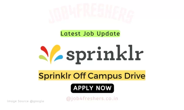 Sprinklr Recruitment 2023 |Automation Engineer |Apply Now!!