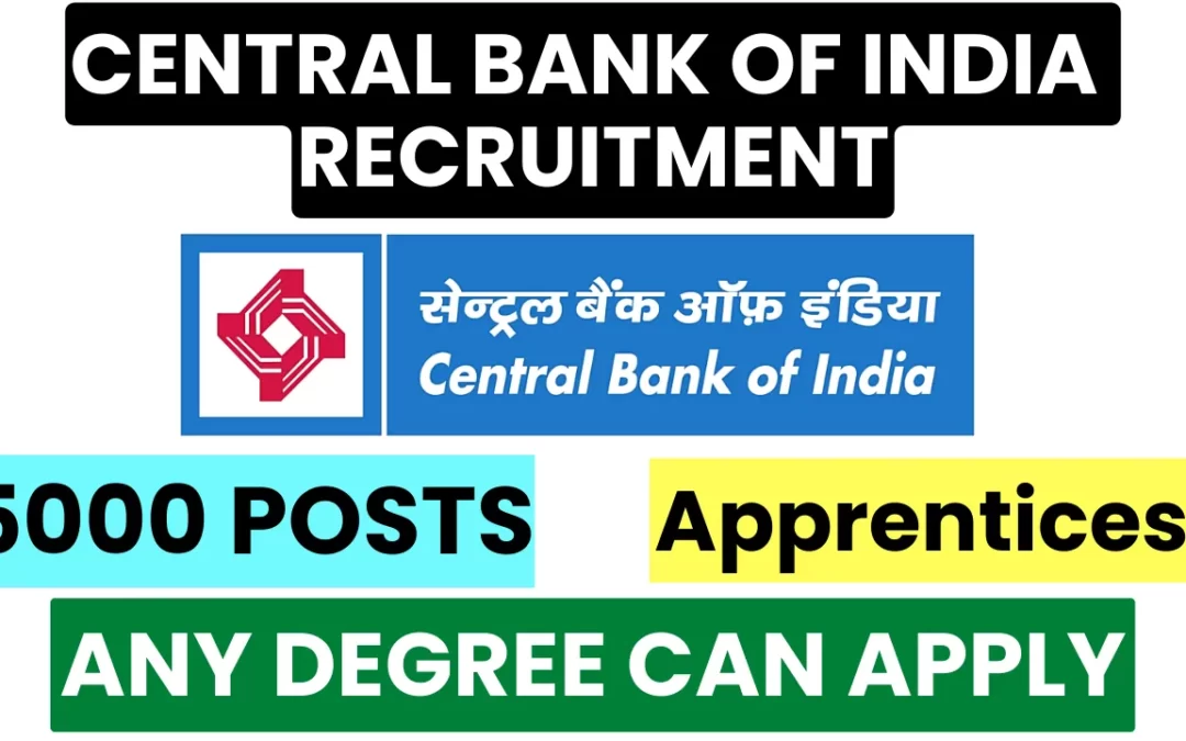Central Bank of India Apprentice Recruitment 2023 | Bank Job
