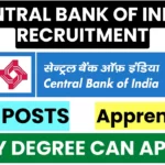 Central Bank of India Apprentice Recruitment 2023 | Bank Job