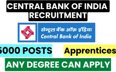 FRESHERS JOBS 3 Central Bank of India Apprentice Recruitment 2023 | Bank Job