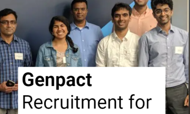 Genpact Recruitment 2023