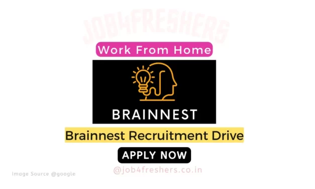 Brainnest Recruitment 2023 |Intern |Apply Now!