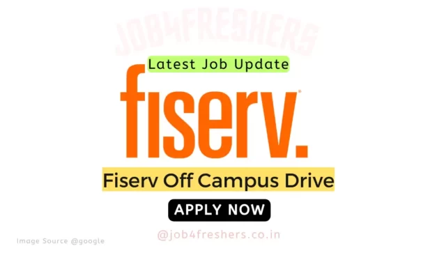 Fiserv Off Campus 2023 |Processing Specialist |Apply Now!