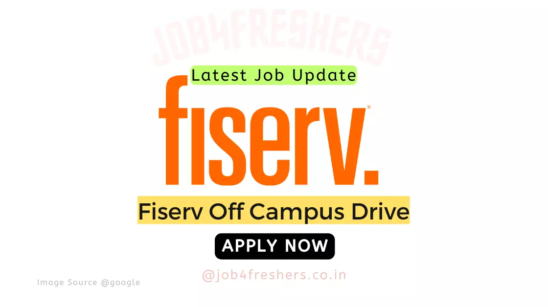 Fiserv Off Campus 2023 |Processing Specialist |Apply Now!