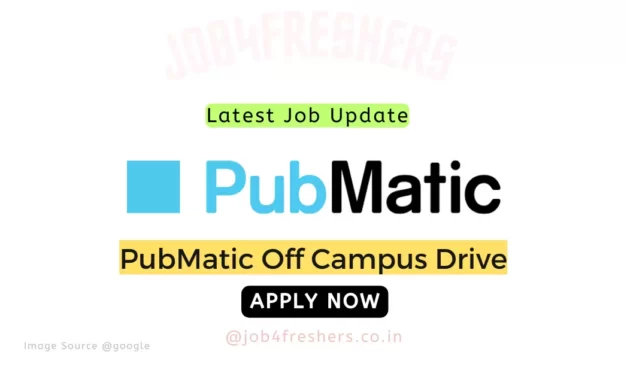 PubMatic Recruitment 2023 |Operations Engineer |Apply Now!