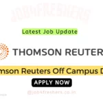 Thomson Reuters Recruitment 2023 |Software Engineer | Apply Now!