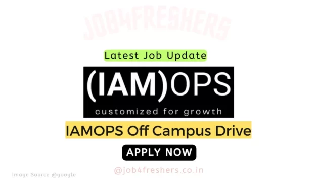 IAMOPS Careers Hiring DevOps Intern |Apply Now!