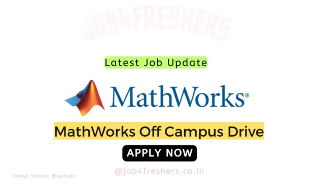 MathWorks Recruitment 2023 |Software Engineer |Apply Now!