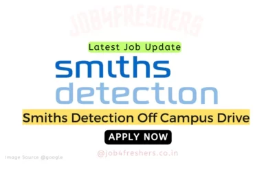 Smith Detection Careers Hiring Graduate Trainee |Apply Now!