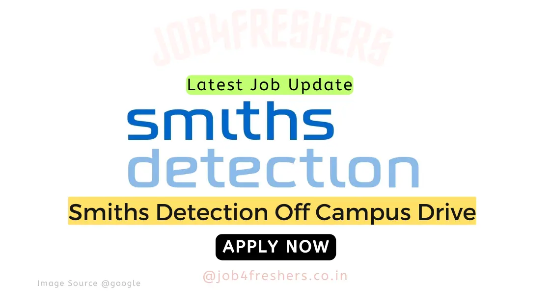 Smith Detection Careers Hiring Graduate Trainee |Apply Now!