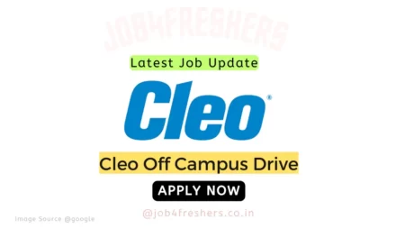 Cleo Off Campus Hiring Associate Software Engineer |Apply Now!