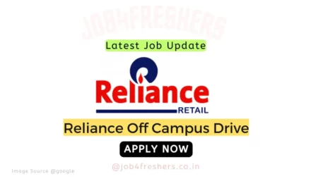 Reliance Mega off Campus 2023 |Trainee |Apply Now!