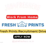 Work From Home Internship | Fresh Prints Careers 2024 |Apply Now!