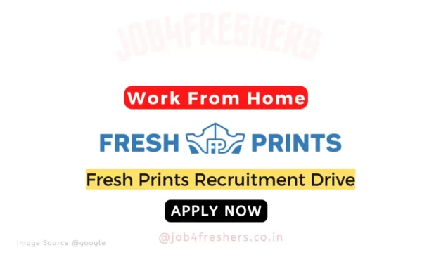 Work From Home HR Internship |Fresh Prints Careers 2023 |Apply Now!
