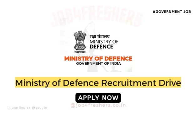 Ministry of Defence Recruitment 2023 for MTS/ Cook/ LDC | 12th Pass Job