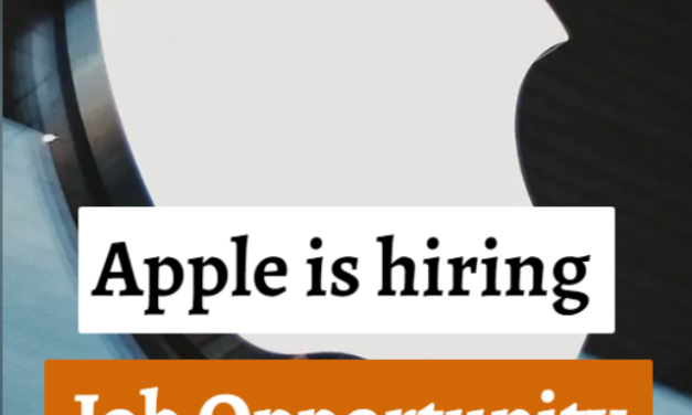 Apple job vacancy 2023 | Apply Now!
