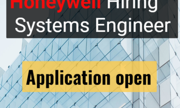 Honeywell Latest Job update hiring System Engineer freshers