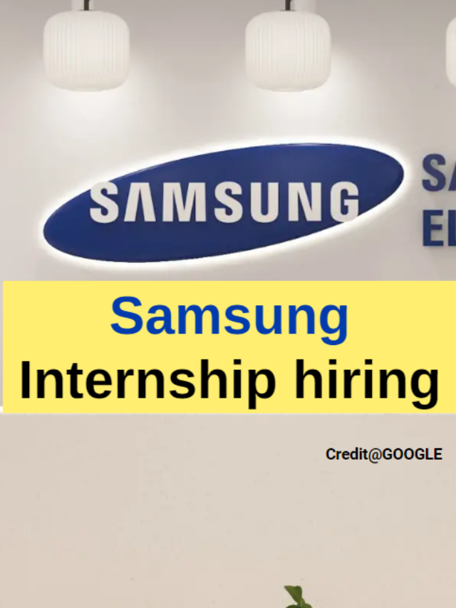 Samsung internship hiring 2023
