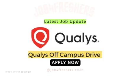Qualys Recruitment 2023 |Signature Engineer |Pune |Apply Link!