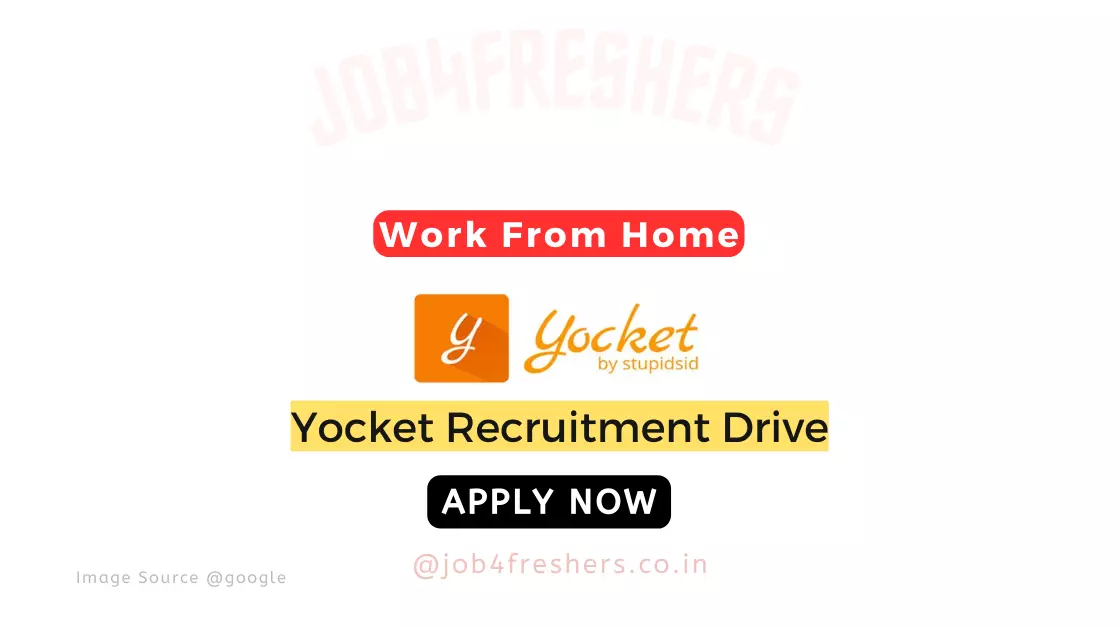 Work From Home Jobs |Yocket Off Campus |Latest Job Update